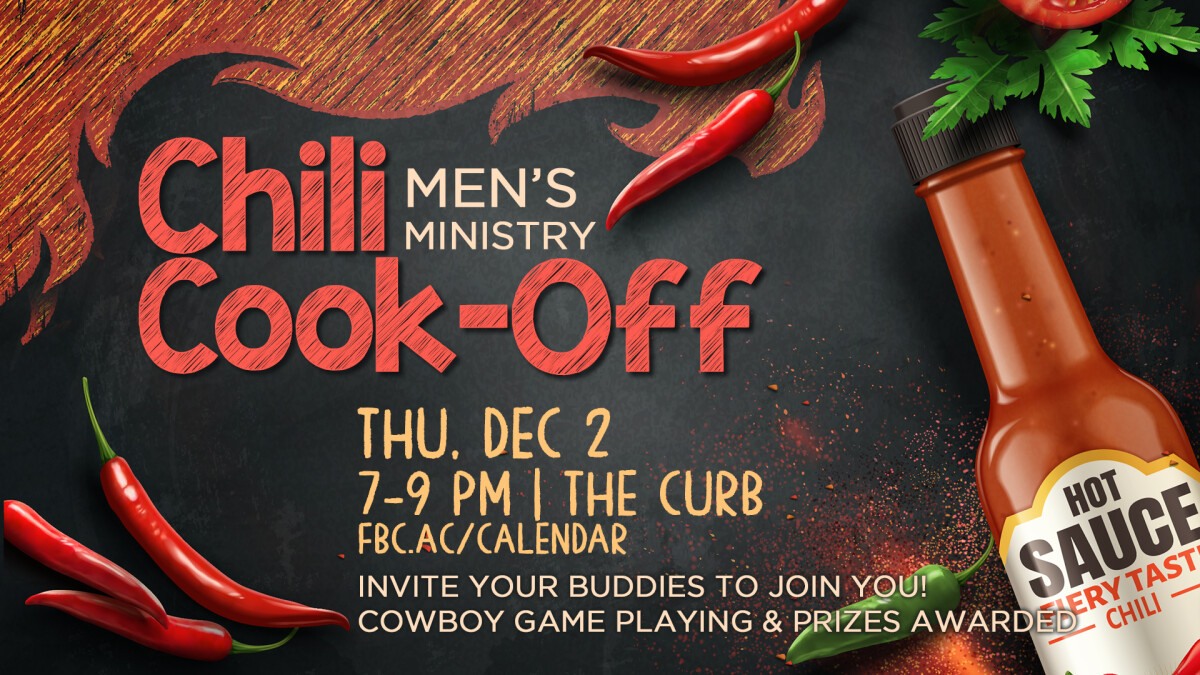 Men's Ministry Chili Cook-Off